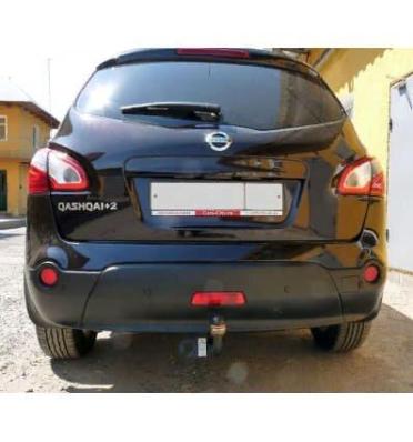 Фаркоп для Nissan Qashqai, Qashqai+2 2007-2014 съемный крюк на двух болтах 1200кг Автос