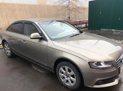 Дефлекторы окон (ветровики) Audi A4 Sd (B8/8K) 2008-2011;2012  (Ауди А4) Кобра Тюнинг