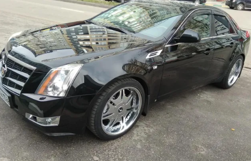 Дефлекторы окон (ветровики) Cadillac CTS II Sd 2007-2013 (Кадилак КТС) Кобра Тюнинг