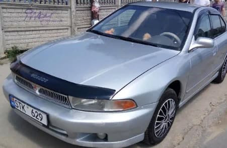 Дефлектор капота (мухобойка) Mitsubishi  Galant с 1997 – 2003 г.в. (Митсубиши Галант) Вип Тюнинг