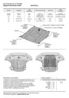 Защита картера и КПП AutoMax для Hyundai Tucson III 2015-2021